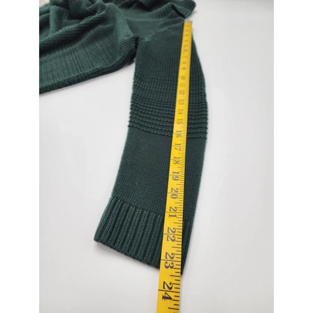 Womens‎ Calvin Klein Cowl Neck Knit Sweater Green Long Sleevei